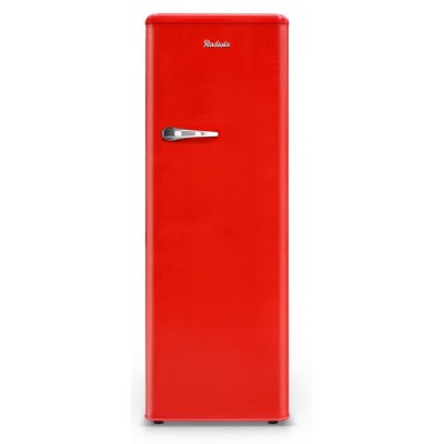 RADIOLA - RARM200RL - Réfrigérateur 1 porte Vintage - 200L (180+20) - Froid statique - 3 clayettes verre - Rouge