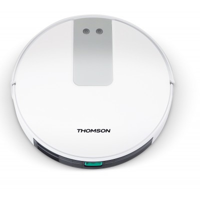 THOMSON - THVC24W - Aspirateur robot - Autonomie 120min - Départ différé - 3 modes de navigation - Réservoir (0,6L) - Batterie